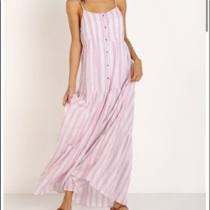 Splendid Pink Multi Maxi dress